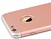 Totu Design iPhone 6 / 6S Metal Grnml Rose Gold Rubber Klf - Resim 2