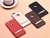 Totu Design iPhone 6 Plus / 6S Plus Skin Series Deri Grnml Kahverengi Rubber Klf - Resim 4