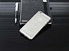 Totu Design Simple iPhone 6 / 6S Silver izgili Metalik Kenarl effaf Silikon Klf - Resim: 1