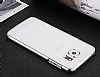 TotuDesign Simple Series Samsung i9800 Galaxy S6 Silver Metalik Kenarl effaf Rubber Klf - Resim: 6