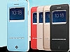 TotuDesign Touch iPhone 6 / 6S Manyetik Kapakl Pencereli Mavi Deri Klf - Resim: 1