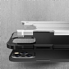 Tough Power iPhone 13 Pro Max Ultra Koruma Silver Klf - Resim 6