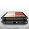 Tough Power Samsung Galaxy A72 / A72 5G Ultra Koruma Silver Klf - Resim: 4
