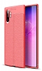 Dafoni Liquid Shield Premium Samsung Galaxy Note 10 Plus Krmz Silikon Klf