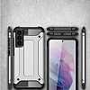Tough Power Samsung Galaxy S21 FE 5G Ultra Koruma Mavi Klf - Resim 8