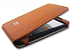 Trexta iPhone SE / 5 / 5S Sleek Kapakl Taba Deri Klf - Resim: 1