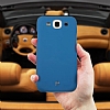Trexta Samsung Galaxy S3 / S3 Neo Pure Mavi Sert Rubber Klf - Resim 1
