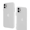 Ugly Rubber Frost Skin iPhone 11 effaf Beyaz Silikon Klf - Resim 2