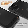 Ugly Rubber Gmodel iPhone 12 Mini 5.4 in Siyah Silikon Klf - Resim: 4