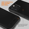 Ugly Rubber Umodel iPhone 12 / 12 Pro 6.1 in Siyah Silikon Klf - Resim: 2