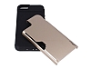 Umku iPhone SE / 5 / 5S Kartlkl Gold Sert Rubber Klf - Resim 5