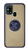 Union Ring Samsung Galaxy M31 Kamera Korumal Lacivert Klf