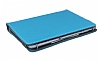 Universal 10 inch 360 Derece Dner Standl Tablet Mavi Deri Klf - Resim 1