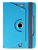 Universal 10 inch 360 Derece Dner Standl Tablet Mavi Deri Klf - Resim: 3