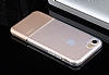 USAMS Ease iPhone 7 / 8 Gold Metal effaf Silikon Klf - Resim 6