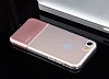 USAMS Ease iPhone 7 / 8 Rose Gold Metal effaf Silikon Klf - Resim 6