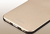 Usams iPhone 6 / 6S Metalik Gold Silikon Klf - Resim: 2