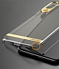 Usams Q-Plating Series iPhone X / XS Gold Rubber Klf - Resim 5