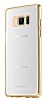 Usams Samsung Galaxy Note FE Rose Gold Kenarl effaf Rubber Klf - Resim 1