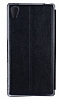 Usams Sony Xperia Z2 Standl nce Yan Kapakl Siyah Deri Klf - Resim 2
