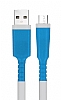 Micro USB Mavi Kablo Koruyucu