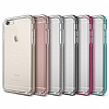 Verus Crystal Bumper iPhone 6 Plus / 6S Plus Steel Silver Klf - Resim 1