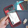 Verus Damda Slide Samsung i9800 Galaxy S6 Crimson Red Klf - Resim: 3