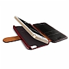 Verus Dandy Layered Leather iPhone SE / 5 / 5S Siyah Klf - Resim: 4