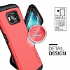 Verus Thor Series Hard Drop Samsung i9800 Galaxy S6 Crimson Red Klf - Resim: 5