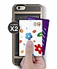 Verus iPhone 6 / 6S Damda Slide Shine Gold Klf - Resim 2