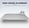Verus Slate Metal Silver Mouse Pad - Resim 1