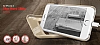 Verus Slim Hard Slide iPhone 6 / 6S Baby Pink & White Klf - Resim 7