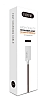 Vidvie CB421i Lightning USB Metal Naylon Fiber rg arj & Data Kablsu 1m - Resim 1