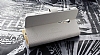 Viva Sony Xperia Ion LT28i nce Yan Kapakl Beyaz Deri Klf - Resim 4