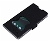 ViVa Sony Xperia Z Pencereli Standl Siyah Deri Klf - Resim: 2