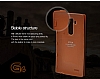 Voia LG G4 Beat Premium Uyku Modlu Pencereli Gerek Kahverengi Deri Klf - Resim: 4