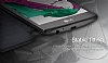 Voia LG G4 Beat Premium Uyku Modlu Pencereli Gerek Kahverengi Deri Klf - Resim 3
