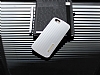 Eiroo Carier iPhone 6 / 6S Silikon Kenarl Silver Rubber Klf - Resim 2
