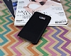 Wasswey Samsung Galaxy Note 5 Deri Grnml Siyah Rubber Klf - Resim: 2