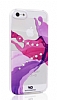 White Dimaonds iPhone SE / 5 / 5S Tal Liquids Pembe Klf - Resim: 2