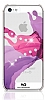 White Dimaonds iPhone SE / 5 / 5S Tal Liquids Pembe Klf - Resim: 3