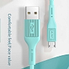 Wiwu G40 Mavi Micro USB Data Kablosu 1.20m - Resim 1