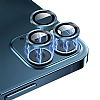 Wiwu iPhone 11 Pro Koyu Yeil Metal Kamera Lens Koruyucu - Resim 4
