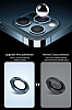 Wiwu iPhone 13 Mavi Metal Kamera Lens Koruyucu - Resim: 2
