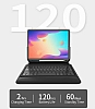 Wiwu Keyboard Folio iPad Pro 11 2020 Kablosuz Klavyeli Klf - Resim 6