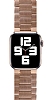 Wiwu Ultra Thin Steel Belt Apple Watch SE Gri Metal Kordon 44mm - Resim: 1