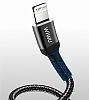 Wiwu WP101 MFI Lisansl Siyah Type-C to Lightning Kablo 1.20m - Resim: 2
