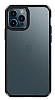 Wlons H-Bom iPhone 12 / 12 Pro 6.1 in Lacivert Silikon Klf - Resim: 8