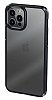 Wlons H-Bom iPhone 12 / 12 Pro 6.1 in Siyah Silikon Klf - Resim: 2