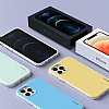 Wlons Hill iPhone 12 / 12 Pro 6.1 in Ultra Koruma Ak Yeil Klf - Resim: 1